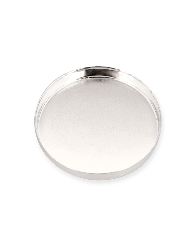 925 Sterling Silver Bezel Cup 20mm