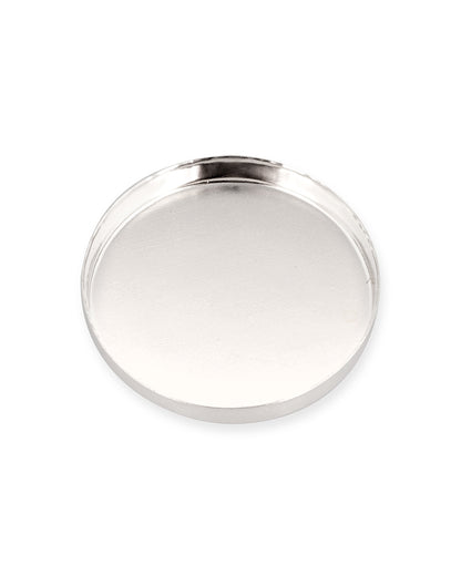 925 Sterling Silver Bezel Cup 20mm