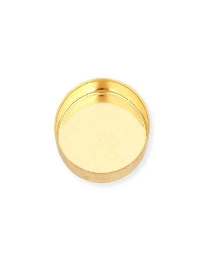 Yellow Gold Filled Bezel Cup 12/16mm
