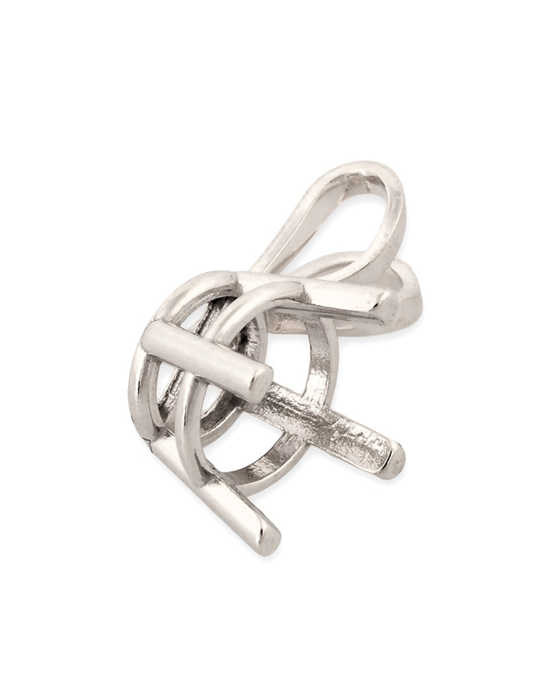 14K White Gold Basket Setting Pendant 5.5mm (31204-03Fa-000)
