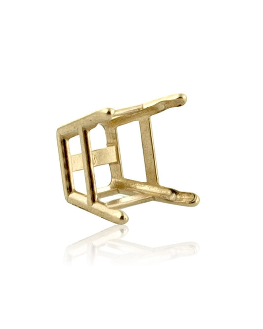 14KY 4mm Square Lw Basket Pntch 14K4134P-Sp