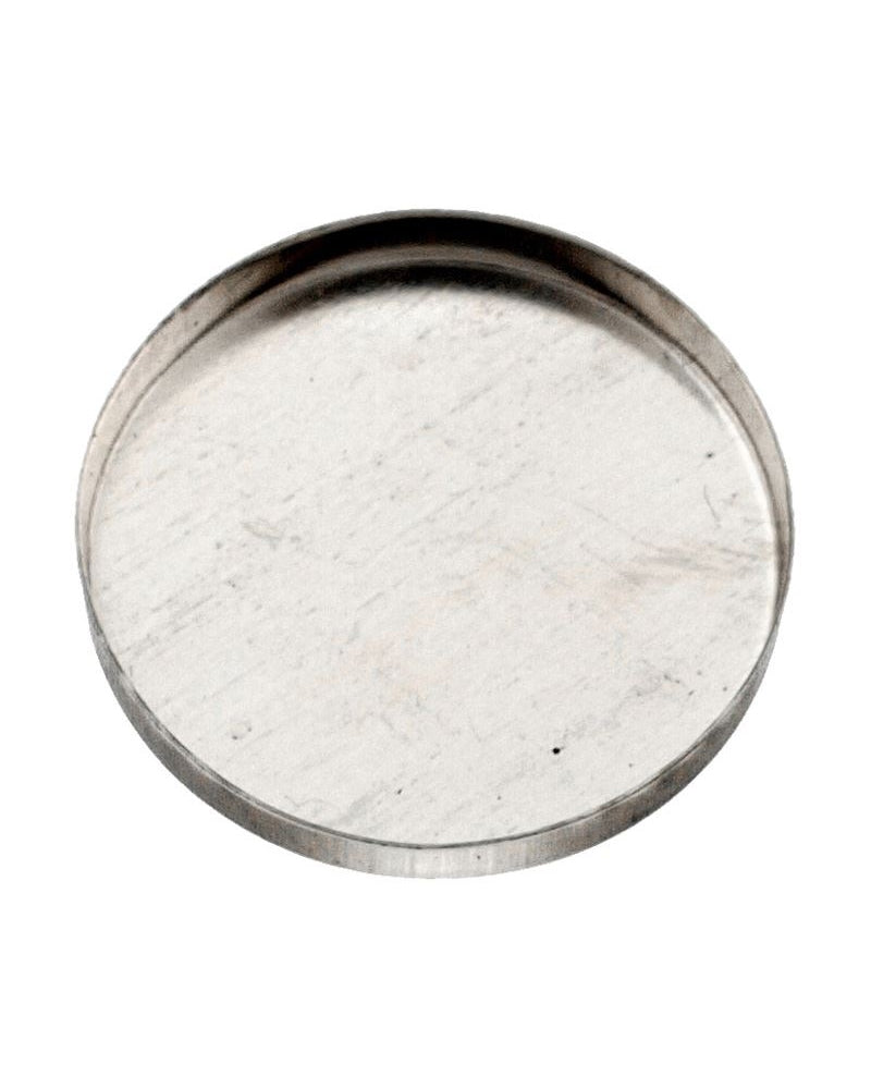 925 Sterling Silver Bezel Cup 22mm