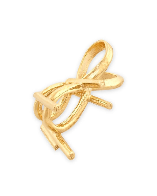 14K Yellow Gold Pear Shape Setting Pendant 4X6mm (3-P710)