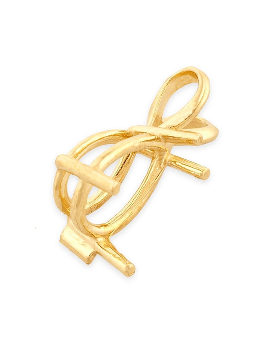 14K Yellow Gold Pear Shape Setting Pendant 6X9mm (7-P710)