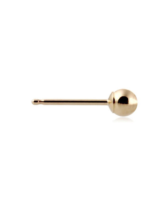 9K Yellow Gold Ball Earring / Rop 3mm (061Ber71000075)