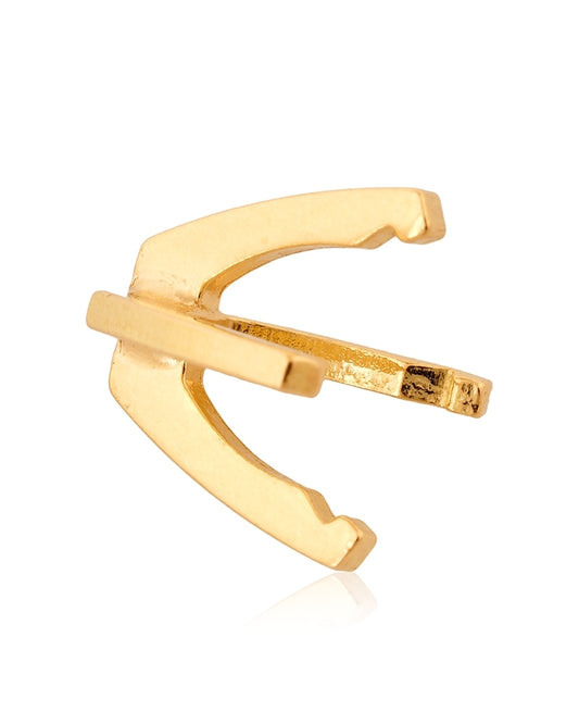 18K Yellow Gold 4 Prongs Cast Martini Setting 1.25Ct