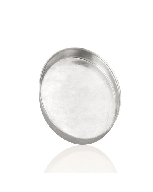 925 Sterling Silver Bezel Cup 16/12mm