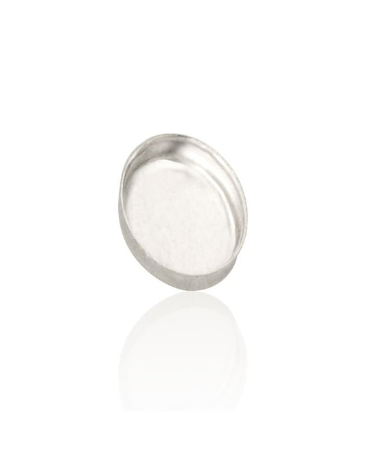 925 Sterling Silver Bezel Cup 5/7mm