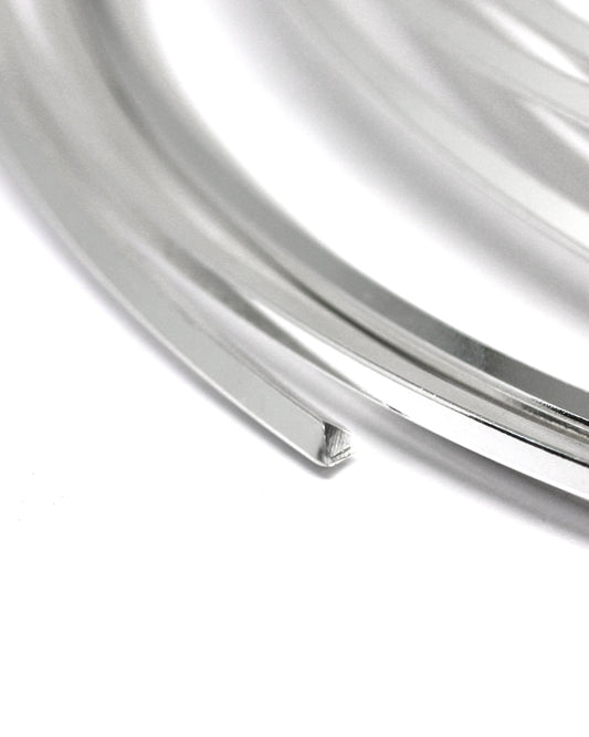 925 Sterling Silver Square Wire (Dimensions: 1.5mm - 3mm)