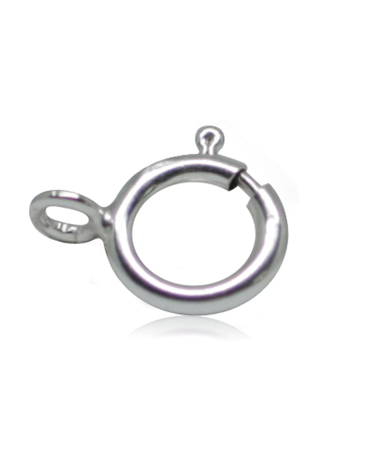 925 Sterling Silver 7mm Spring Ring Clasp