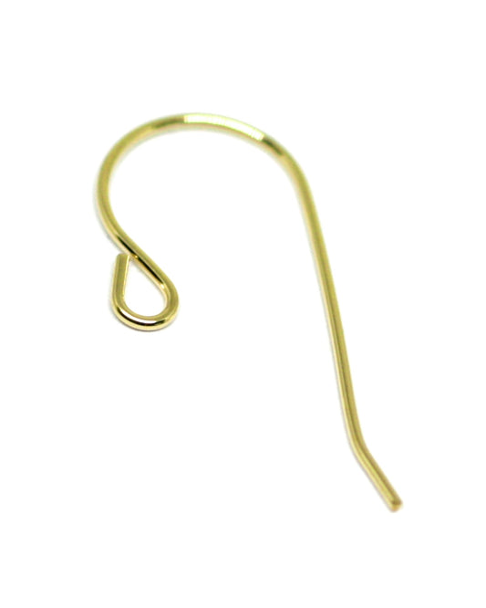 Yellow Gold Filled Small Ear Wire 0.7mm