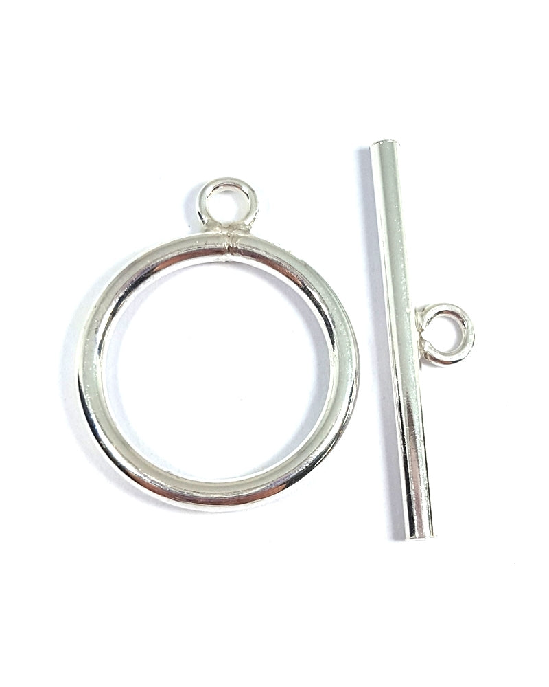 925 Sterling Silver T-Clasp 10mm (Wire 1.5mm, Bar 19mm)