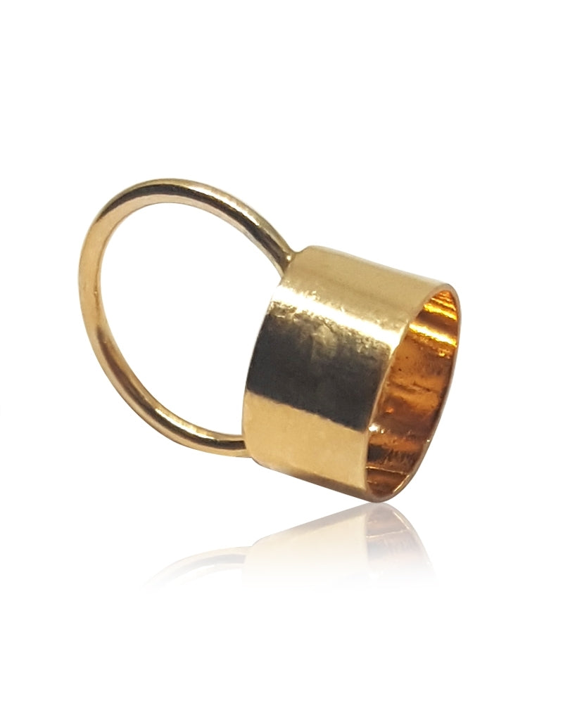 Yellow Gold Filled End Cap 6.6mm (Length: 5mm)