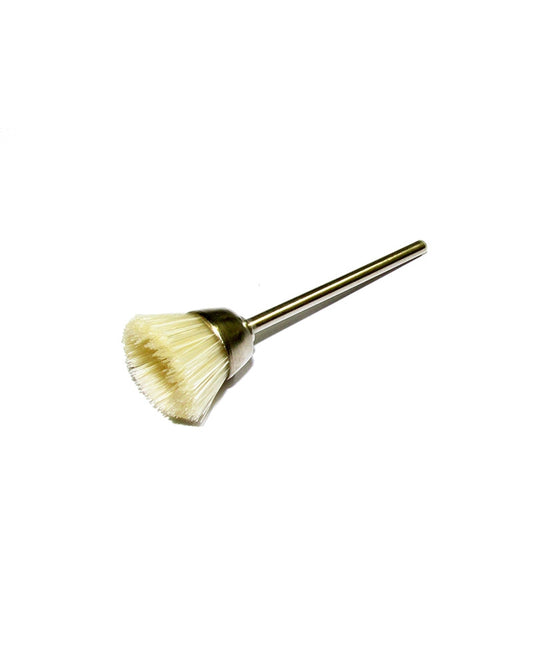 Hard Polishing Cup Brush On Arbor White
