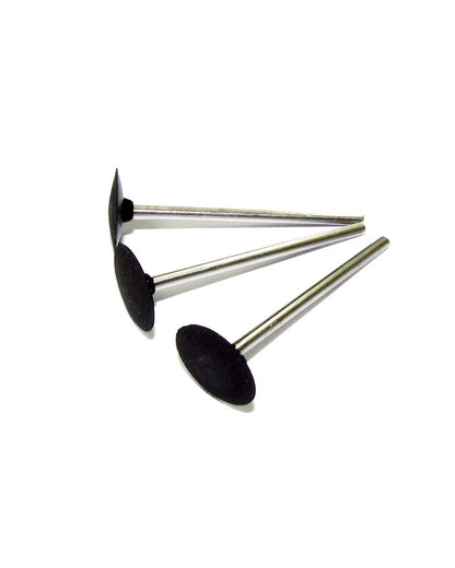Rubber Burrs On Shank- Fine