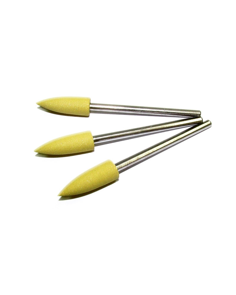 Rubber Burrs On Shank- Fine