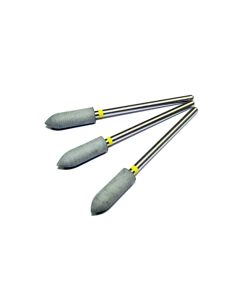 Rubber Burrs On Shank- Fine