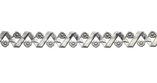 935 Silver Decorated Strip 1304H