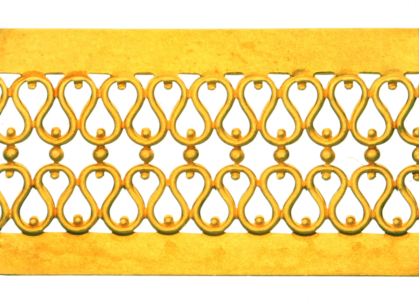 Brass Gallery Ribbon 3487