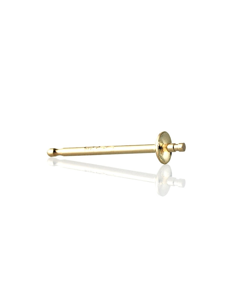 14K Yellow Gold Pearl Stud 2.25mm