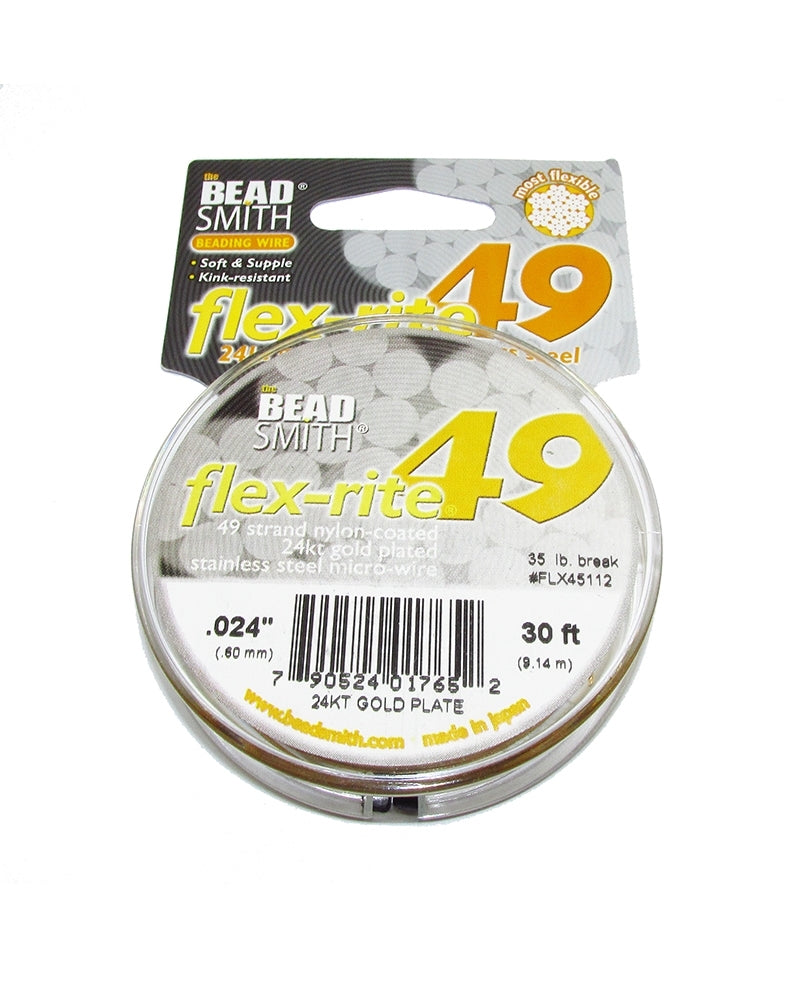 24K Gold Plated Stainless Steel Wire 0.60mm