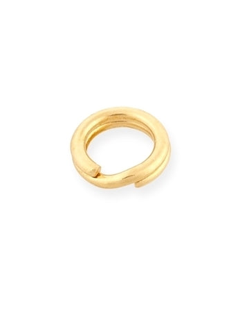 14K Yellow Gold Split Jump Ring 4.9mm