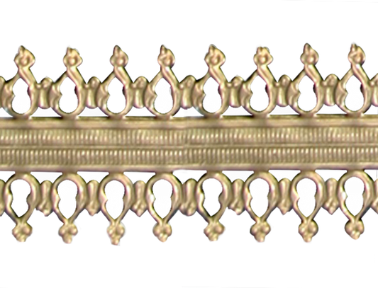 Brass Gallery Ribbon 3260