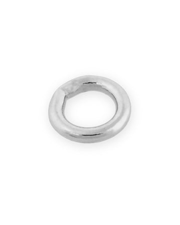 14K White Gold Closed Jump Ring 2.49mm