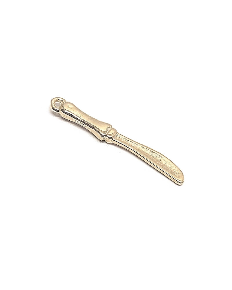14K Gold Plated Knife Pendant