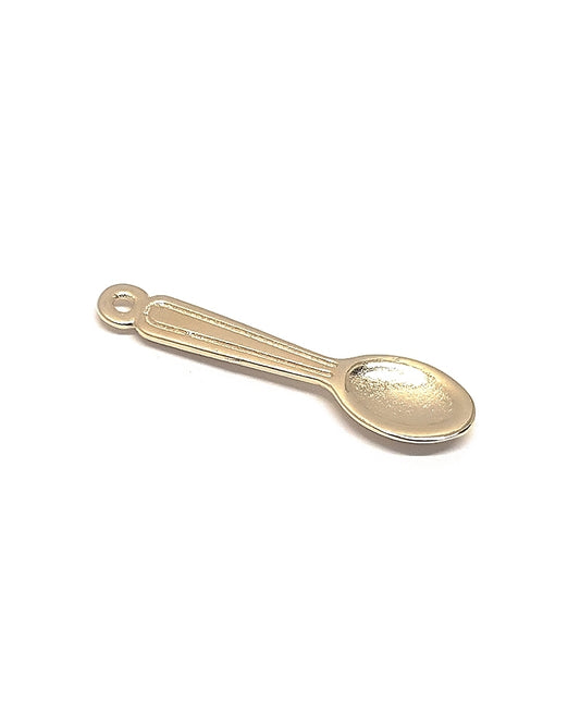 14K Gold Plated Spoon Pendant