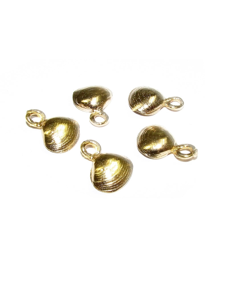 14K Gold Plated Shell Pendant