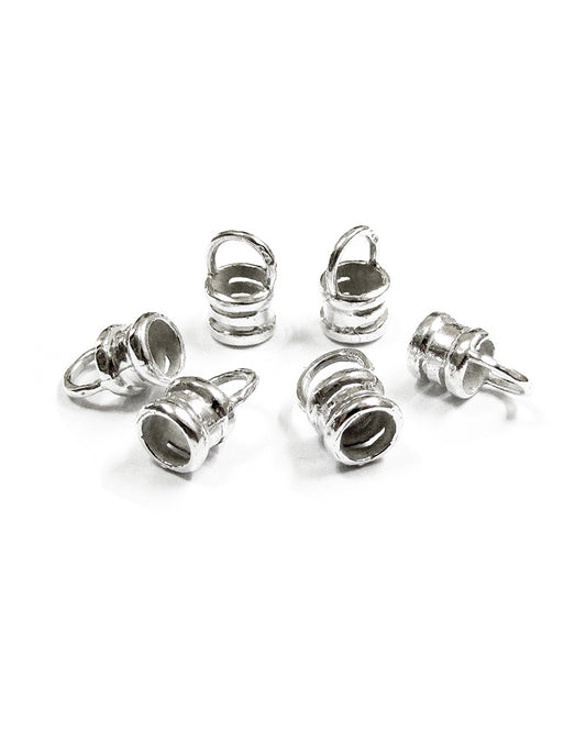 925 Sterling Silver Compression End Cap 4mm I/D