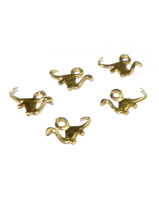 14K Gold Plated Dinosaur Pendant