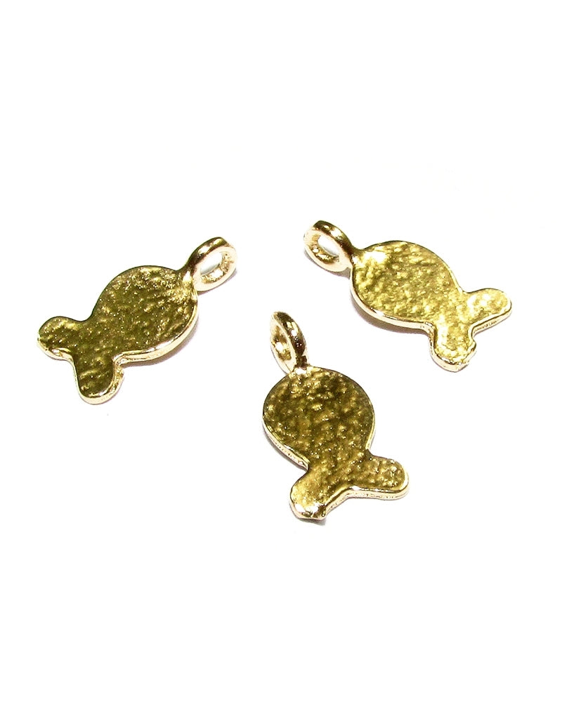 14K Gold Plated Fish Pendant
