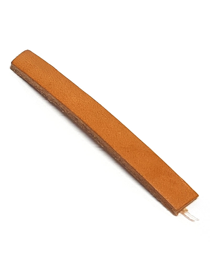 Brown Natural Leather Flat Strip 10X2mm