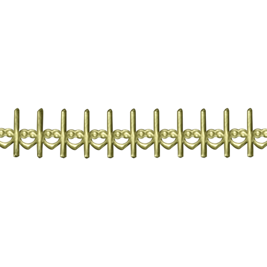 Brass Gallery Ribbon 1851