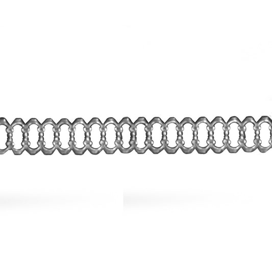 935 Silver Decorative Gallery Bezel Wire Strip 3098