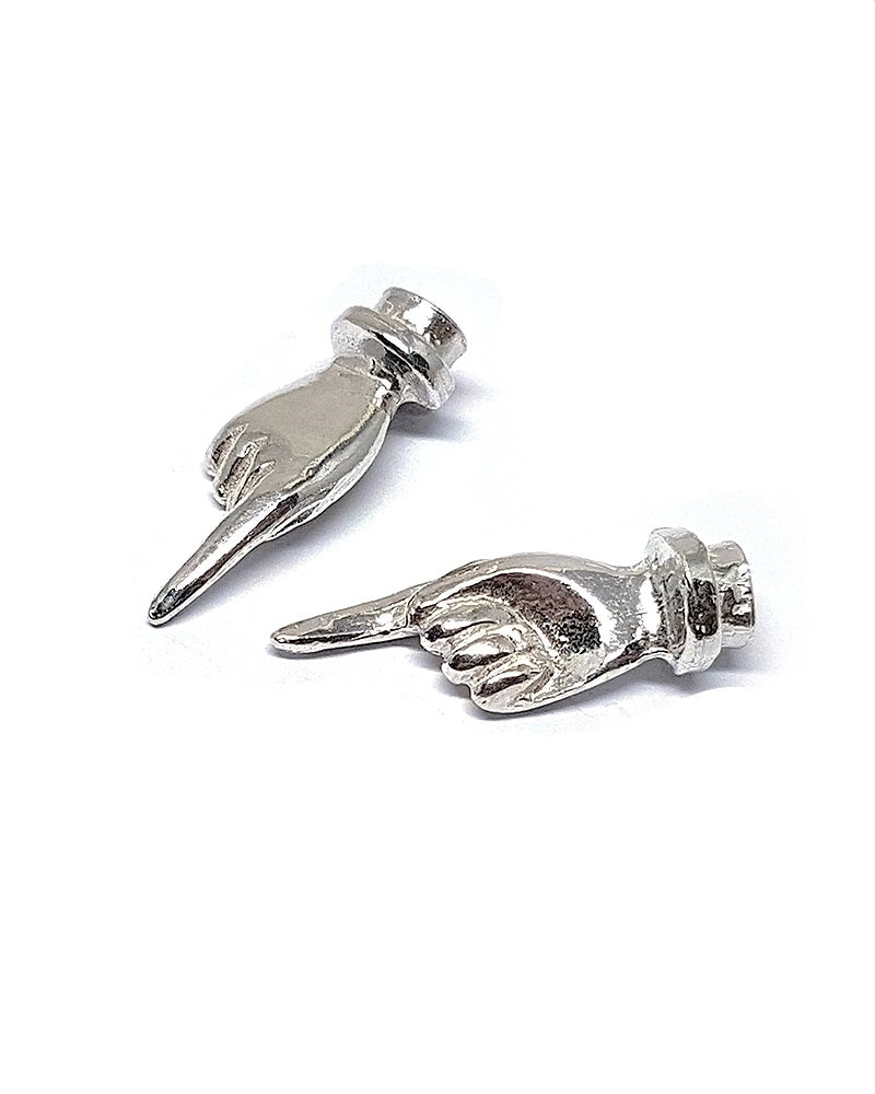 925 Sterling Silver Pointer Hand For Torah Pendant