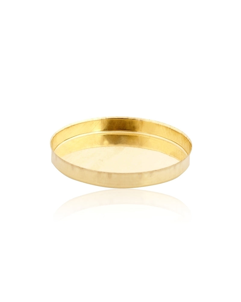 Yellow Gold Filled Bezel Cup 20mm