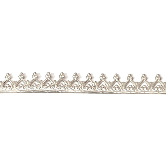 935 Silver Gallery Wire Fancy Pattern Strip 3280