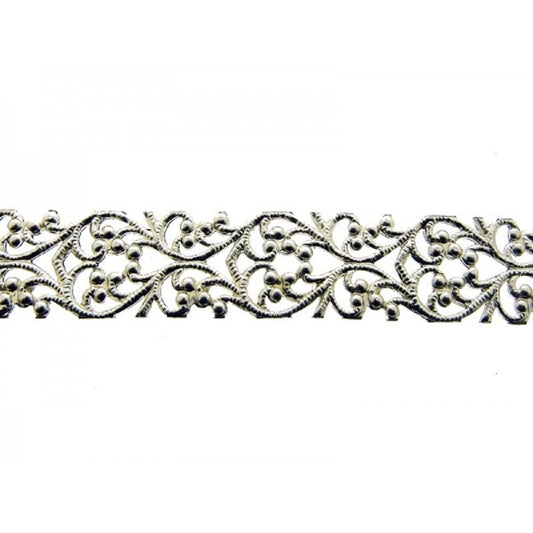 935 Silver Gallery Pattern Strip 3248
