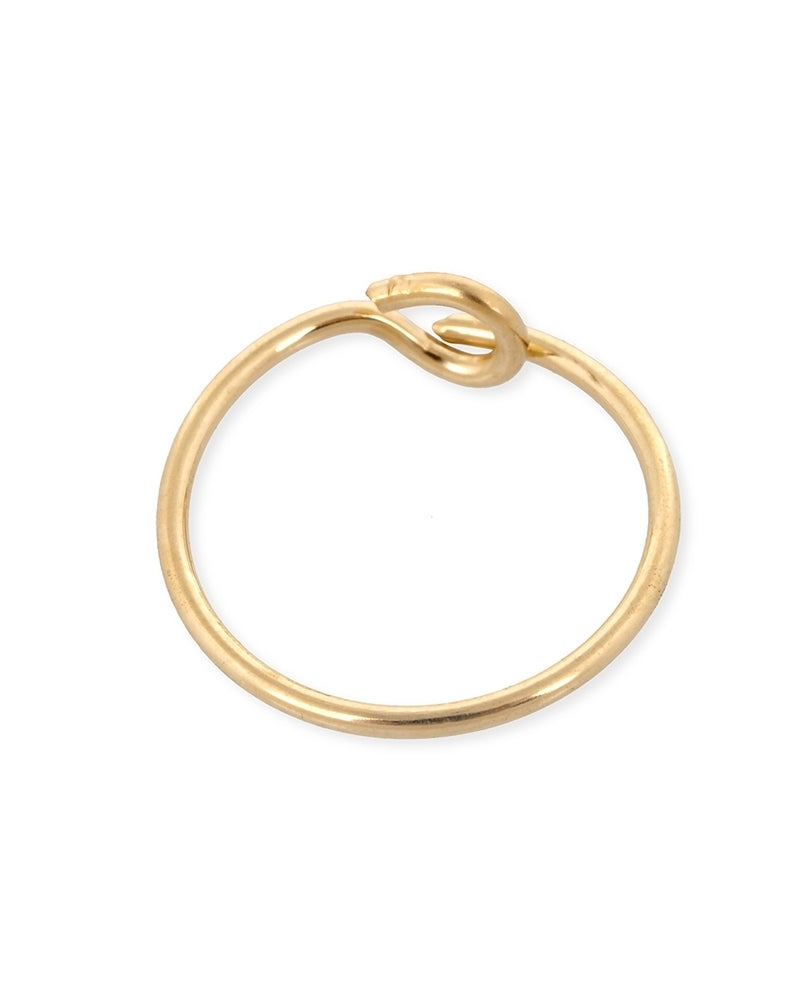 Yellow Gold-filled Hoop Wire Earring 18mm