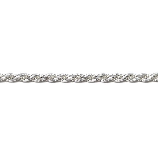 925 Sterling Silver Rope Chain 2mm