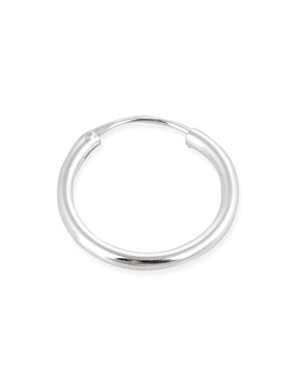 925 Sterling Silver Gypsy Earring 1.5x20mm