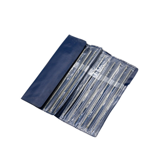 Vallorbe Wax Molding File 14cm 12 pc Set Kit