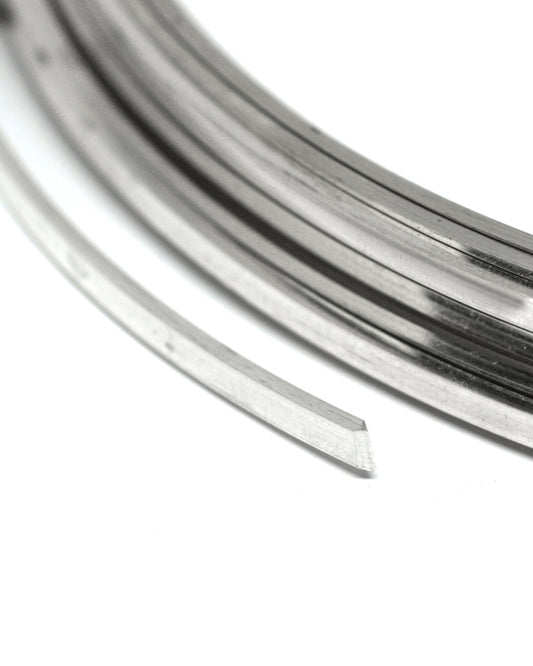 5x1mm Flat Sterling 925 Silver Wire Soft