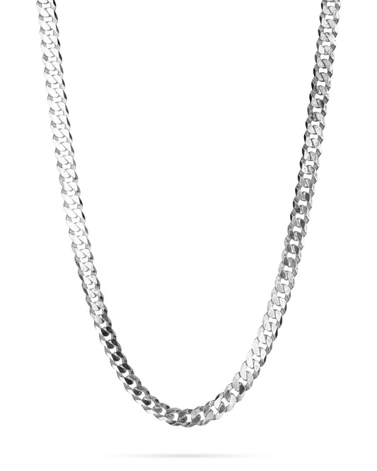 Sterling Silver 7X8mm Curb Chain