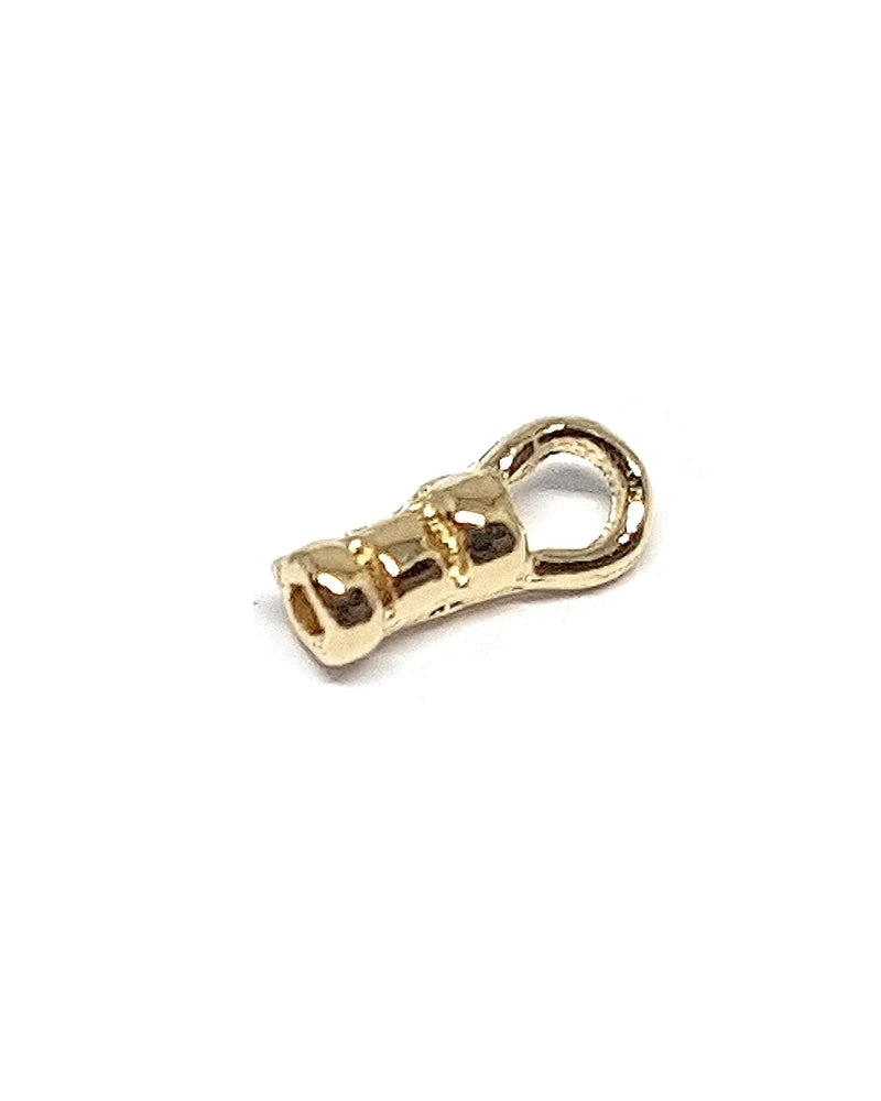14K Gold Plated Crimping END Cap 1.5 MM -