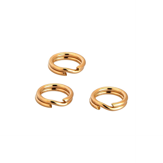 Gold Filled Round Split Rings 6mm