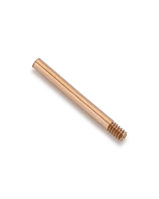 14K Yellow Gold 10mm Threaded Post